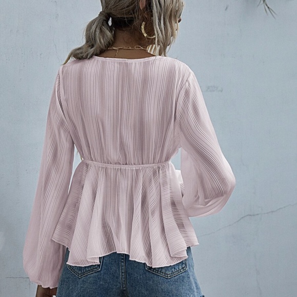 Pink Detailed Blouse - Picture 5 of 12